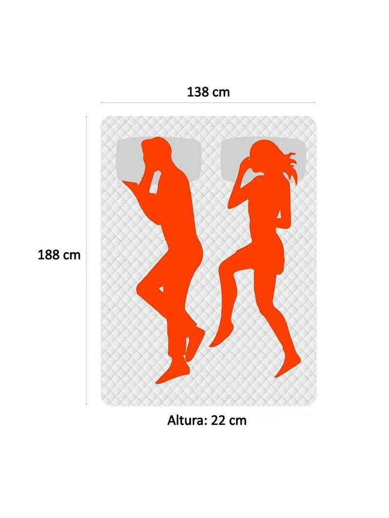 Cama Box Baú Casal Sintético Colchão Molas Ensacadas 138cm Bege Suporta Até 120 Kg Por Pessoa