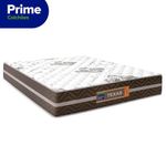 Cama Box Baú Casal Sintético Colchão Molas Ensacadas 138cm Branco Suporta Até 120 Kg Por Pessoa