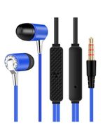 Fone De Ouvido P3 Intra Auricular Fn618 Azul