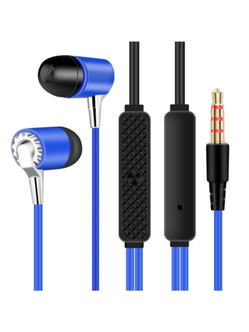 Fone De Ouvido P3 Intra Auricular Fn618 Azul