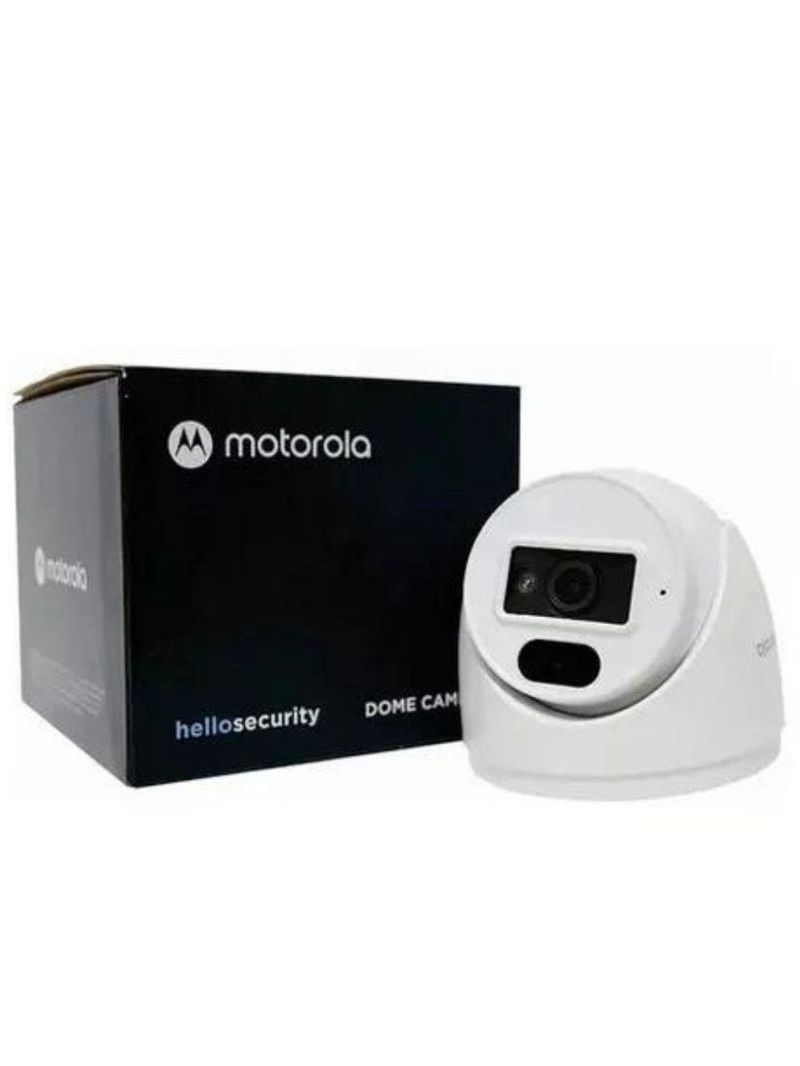 Câmera Motorola Dome Ip De Metal/plástico De 2 Mp - Mtidm022603