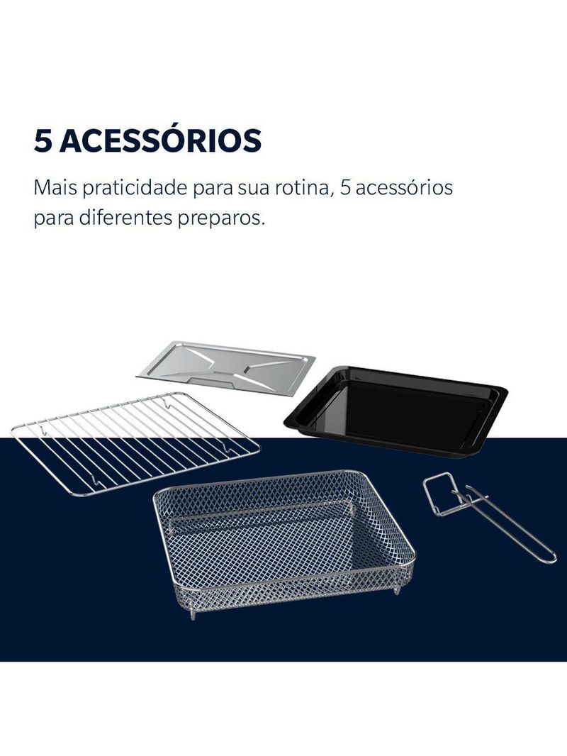 Forno E Fryer 25L Oster Multifunções 10 Em 1 220V
