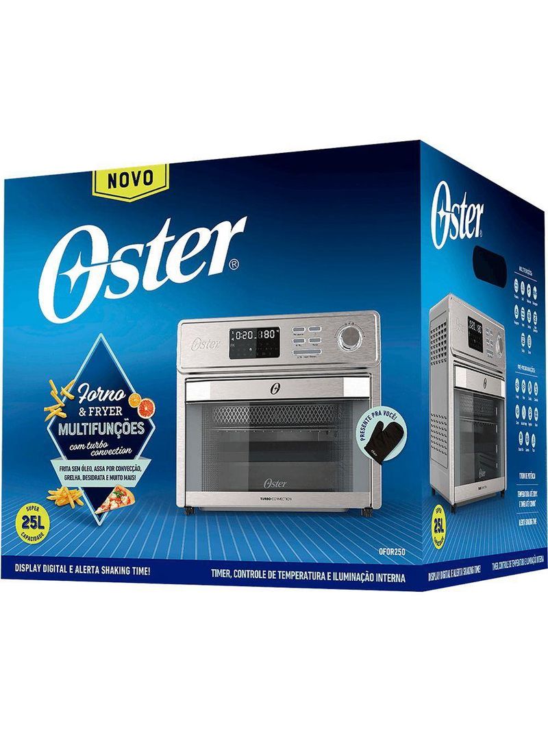 Forno E Fryer 25L Oster Multifunções 10 Em 1 220V