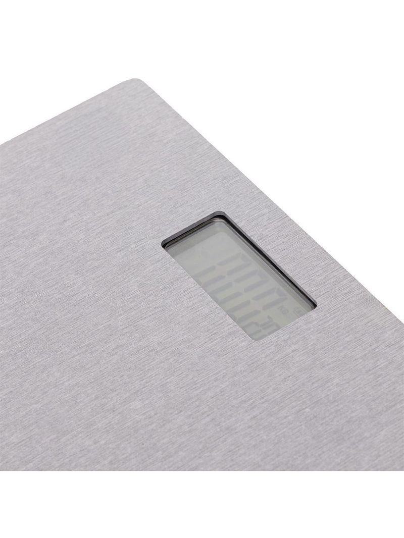 Balança digital corporal 28cm x 28cm cinza pedra diatomita