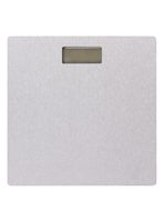 Balança digital corporal 28cm x 28cm cinza pedra diatomita