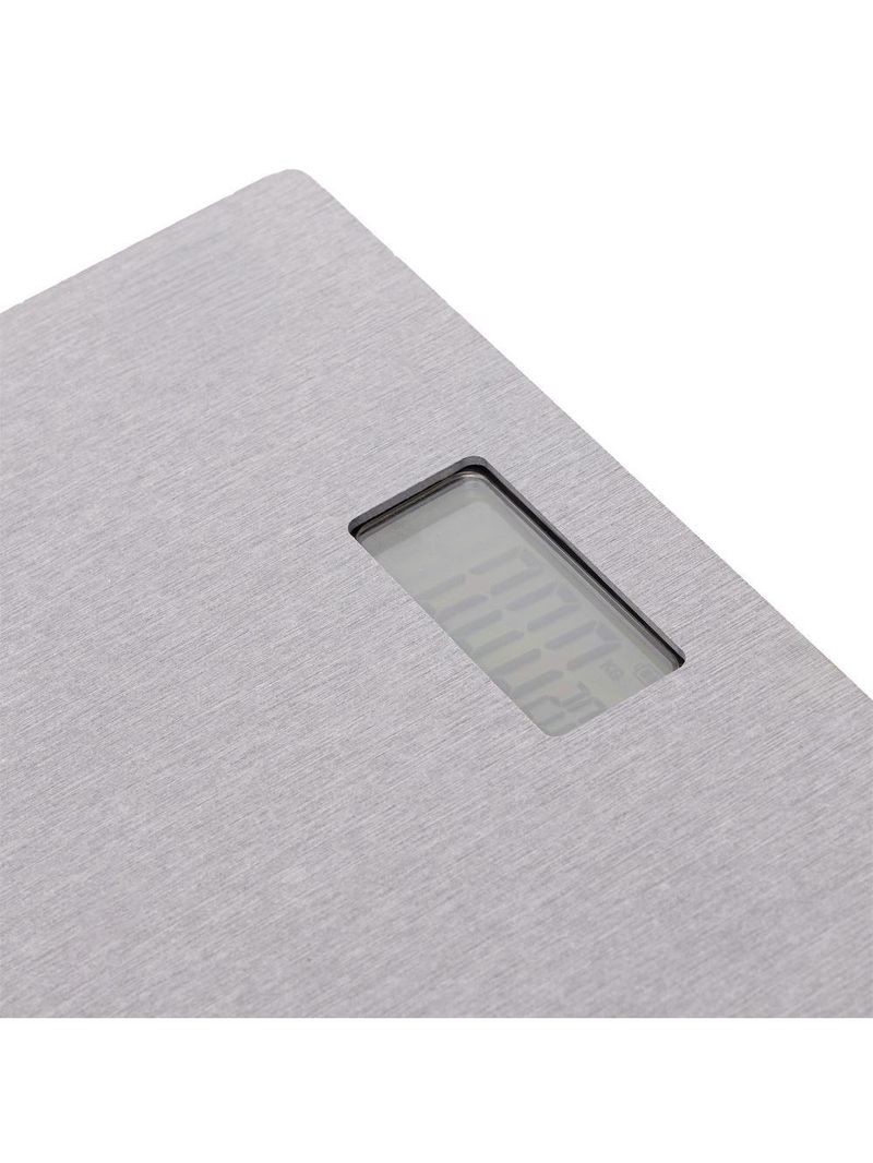 Balança digital corporal 28cm x 28cm cinza pedra diatomita