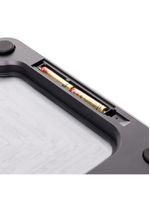 Balança digital corporal 28cm x 28cm cinza pedra diatomita