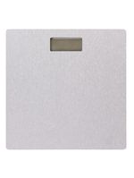 Balança digital corporal 28cm x 28cm cinza pedra diatomita