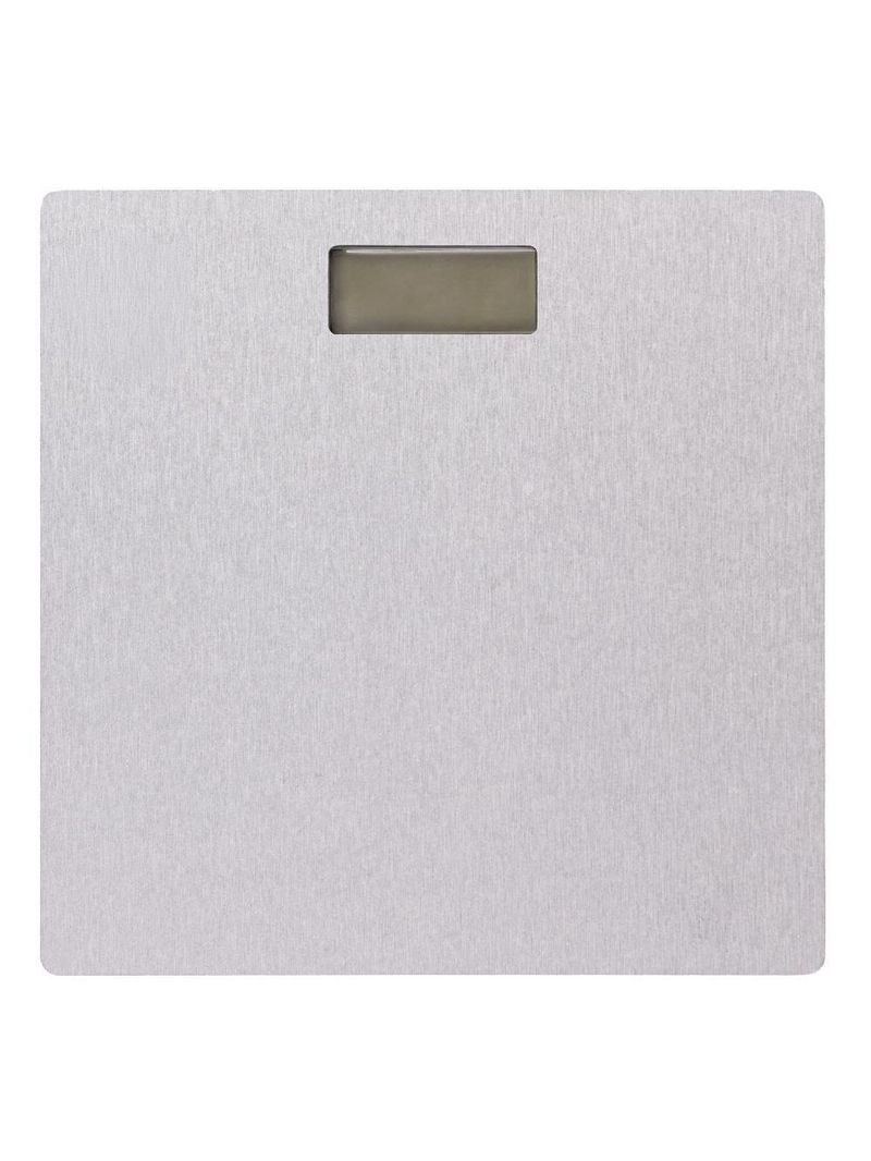 Balança digital corporal 28cm x 28cm cinza pedra diatomita