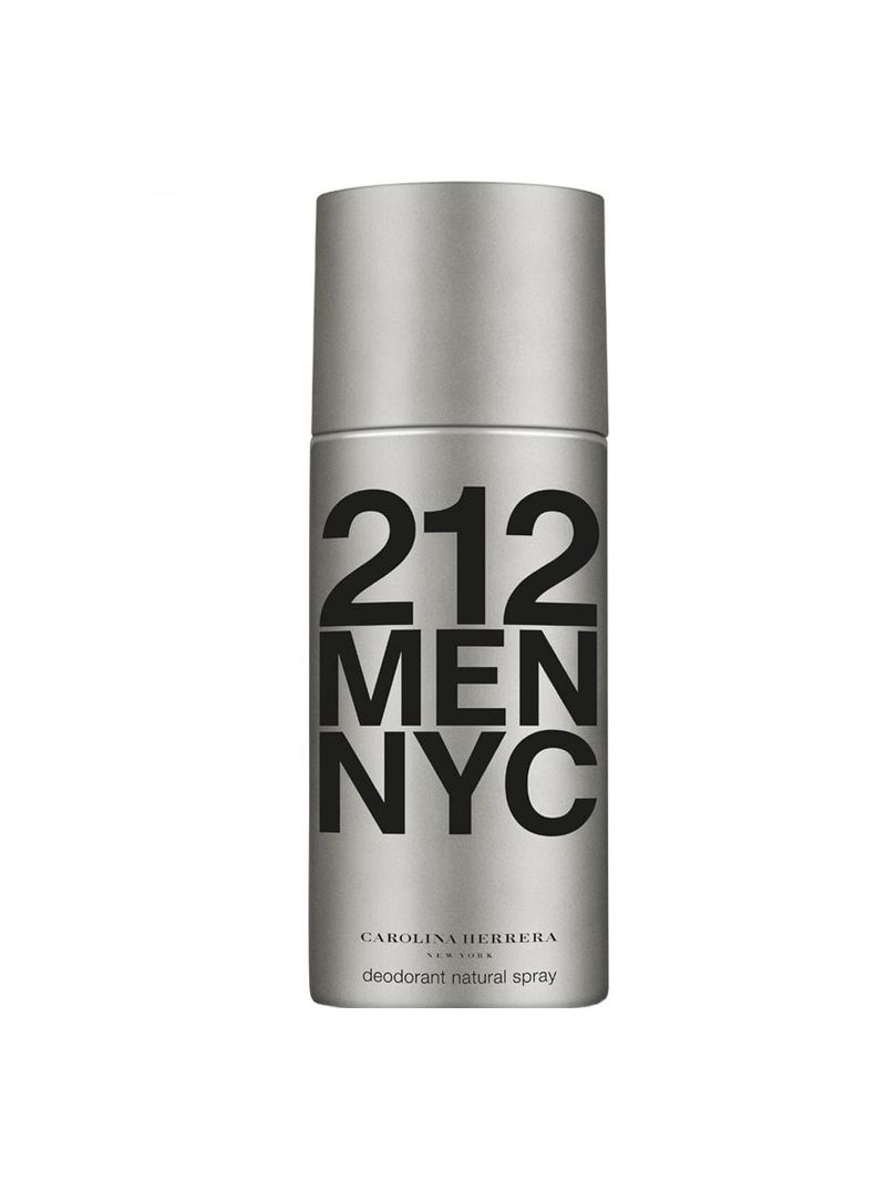Desodorante spray carolina herrera masculino - 212 men nyc