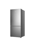 Geladeira hisense frost free 417l duplex inverter rb422p3esa1 bottom freezer inox