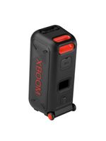 Caixa de som amplificada lg partybox xboom xl9t ipx4 bivolt com bluetooth, alça de transporte e display led 1000w rms - preta
