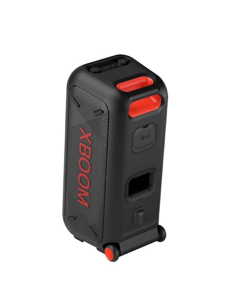 Caixa de som amplificada lg partybox xboom xl9t ipx4 bivolt com bluetooth, alça de transporte e display led 1000w rms - preta
