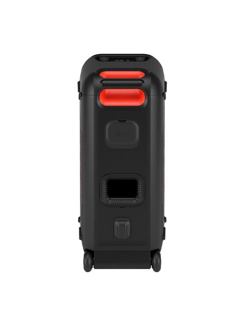 Caixa de som amplificada lg partybox xboom xl9t ipx4 bivolt com bluetooth, alça de transporte e display led 1000w rms - preta