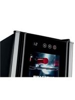 Adega de vinhos brastemp bzc12be com iluminação led com painel eletrônico para 12 garrafas - preta