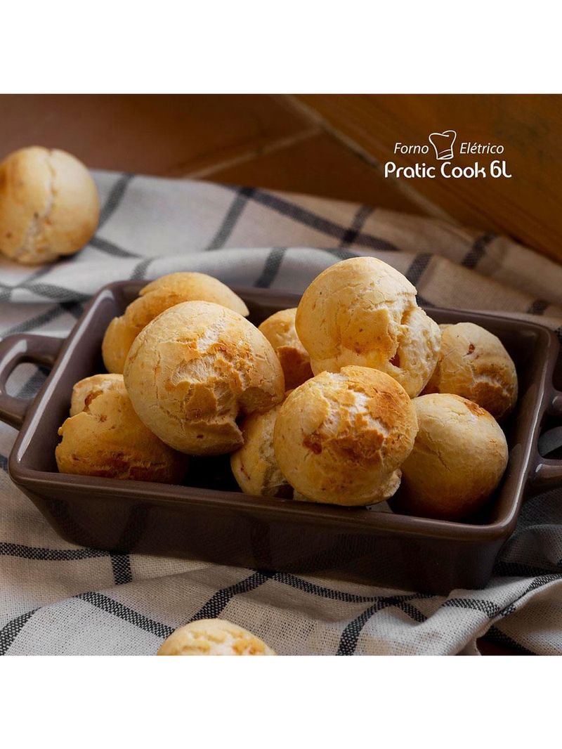 Forno elétrico mondial pratic cook fr-09 com 6 litros – preto