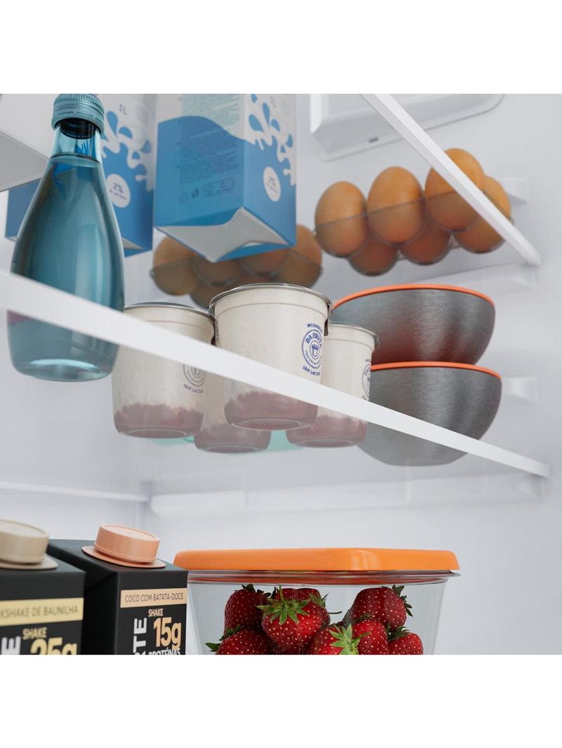 Geladeira brastemp brm46mb frost free 385l duplex xpert inverter painel eletrônico branco