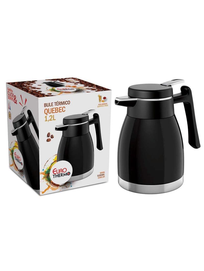 Garrafa térmica euro home quebec - 1,2 l