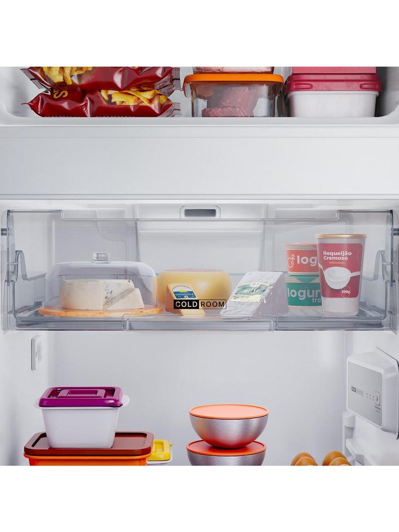 Geladeira brastemp brm46mk 385 litros frost free duplex painel eletrônico inox