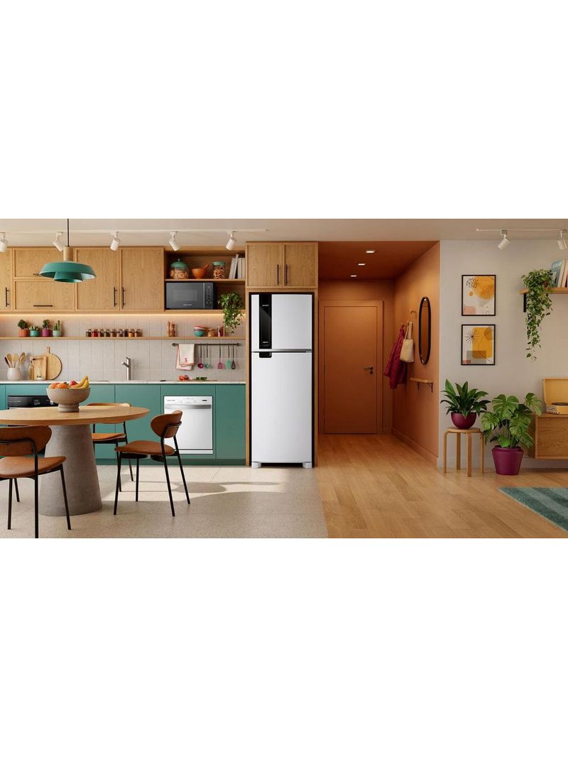 Geladeira brastemp brm46mb frost free 385l duplex xpert inverter painel eletrônico branco
