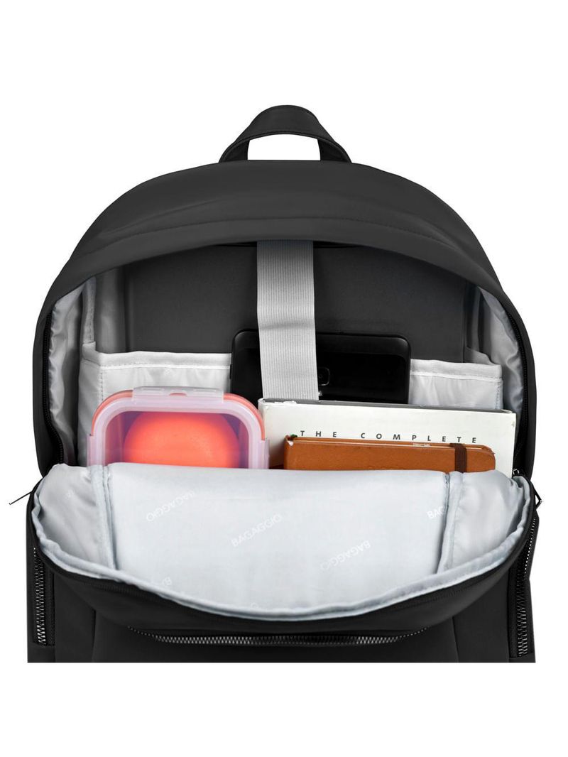 Mochila feminina executiva média para notebook donna preta