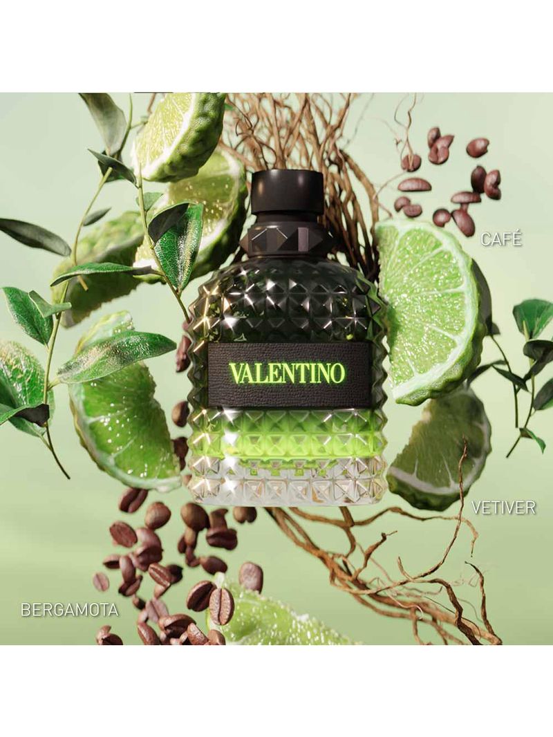 Perfume green stravaganza uomo valentino born in roma eau de toilette masculino