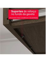 Cômoda 2 Portas 4 Gavetas Madri Plus Com Sapateira