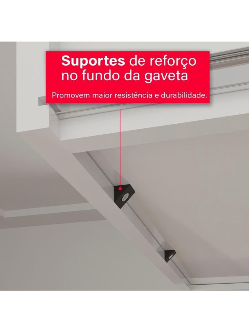 Guarda-roupa De Casal Giga Top 8 Portas 2 Gavetas