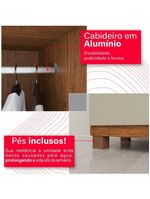 Guarda-roupa Casal 100% Mdf 6 Portas E 6 Gavetas Premium Ripado