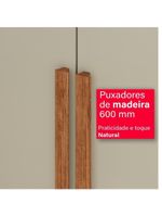 Guarda-roupa Casal 100% Mdf 6 Portas E 6 Gavetas Premium Ripado