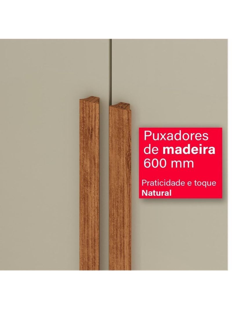 Guarda-roupa Casal 100% Mdf 6 Portas E 6 Gavetas Premium Ripado