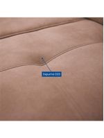 Sofá Retrátil E Reclinável Londrina 1,60m Em Veludo Com Assento D23 – Lojas Curitibanas Bege