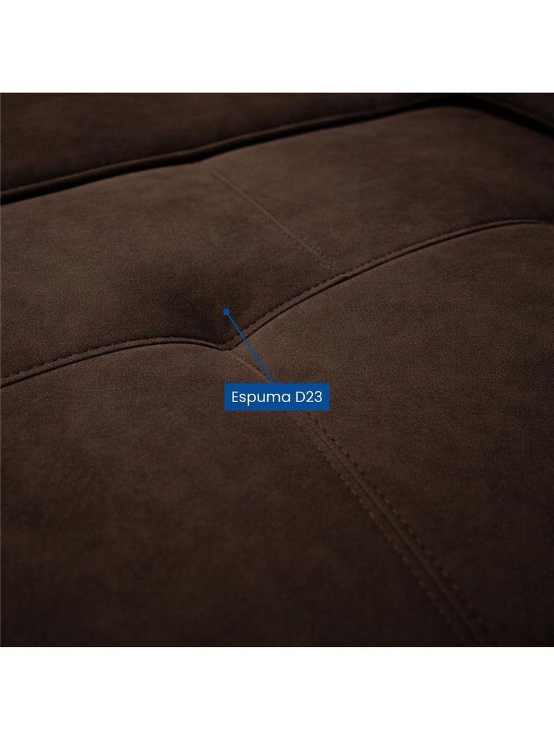 Sofá Retrátil E Reclinável Londrina 1,60m Em Veludo Com Assento D23 – Lojas Curitibanas Marrom