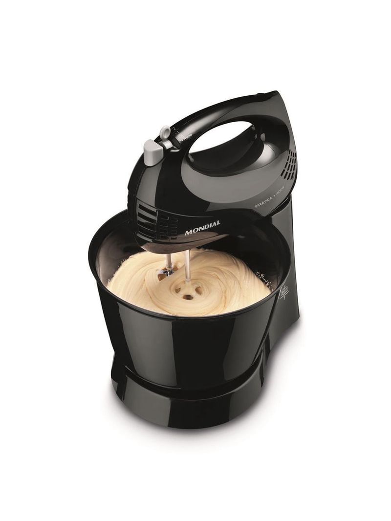 Conjunto especial mondial kt-105-b (espremedor premium + batedeira prática + liquidificador turbo power) - preto