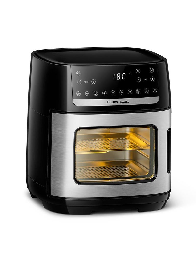 Fritadeira airfryer forno philips walita oven ai551 12l 1900w painel touch 10 funções inox