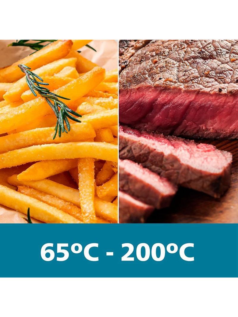 Fritadeira airfryer forno philips walita oven ai551 12l 1900w painel touch 10 funções inox