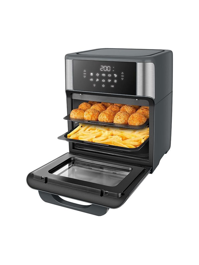 Fritadeira elétrica air fryer forno mondial afon-12l-gi 12l 2000w painel digital preto