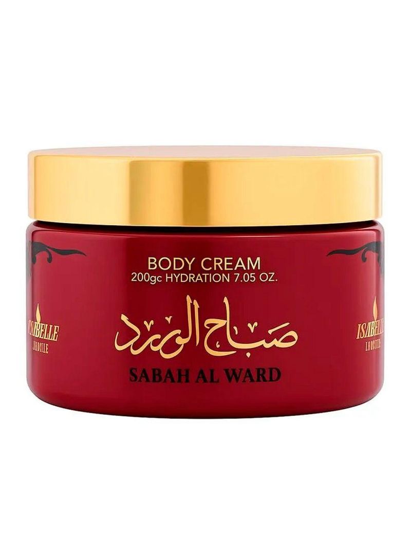 Creme Hidratante Corporal Sabah Al Ward Isabelle La Belle 200ml