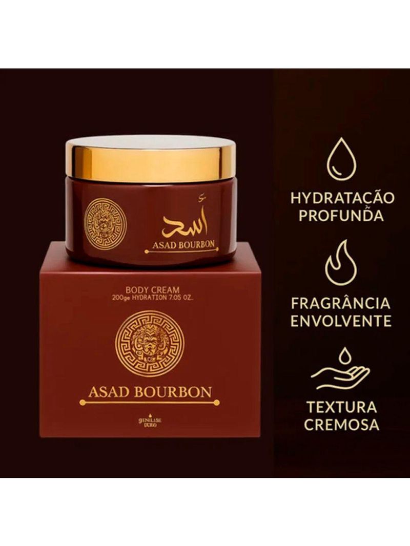 Creme Hidratante Corporal Asad Bourbon Isabelle La Belle 200ml