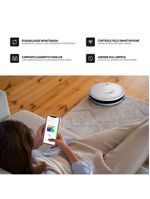 Aspirador De Pó Robo WAP Robot W3000 3 Em 1 Smart Bivolt