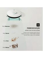 Aspirador De Pó Robo WAP Robot W3000 3 Em 1 Smart Bivolt