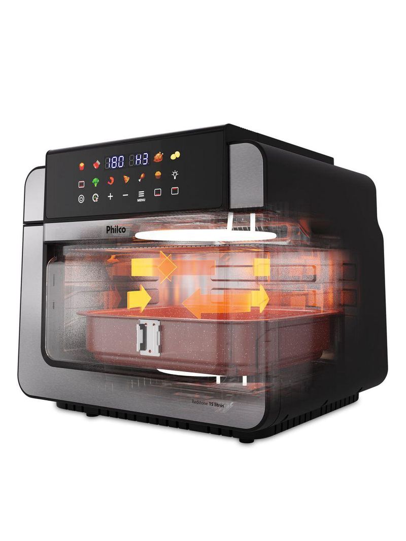 Air Fryer Oven Philco 15L Dupla Resistência PAF15B 110V