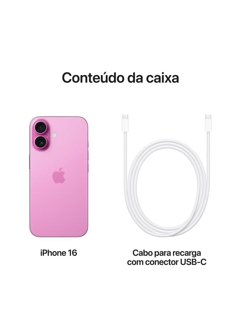 Apple iphone 16 128gb - rosa