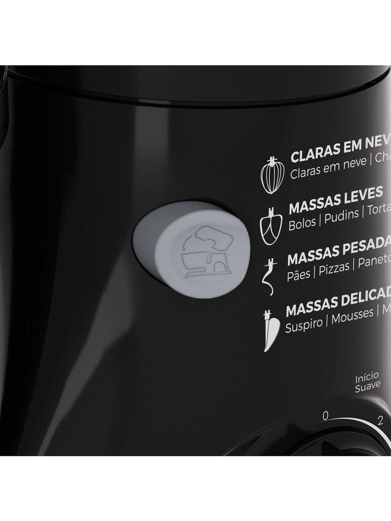 Batedeira Planetária Britânia 4L 3 Batedores BBP70A 110V