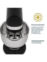 Batedeira Planetária Britânia 4L 3 Batedores BBP70A 110V