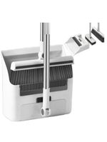 Vassoura Com Pá Coletora Cabo Longo Articulável