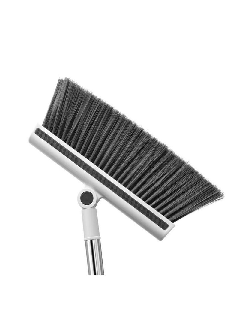 Vassoura Com Pá Coletora Cabo Longo Articulável