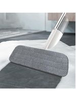 Rodo Mop Spray Esfregao 3 Em 1 Limpa Seca Vassoura Dispenser Reservatorio Borifador Pano Microfibra Inox Profissional