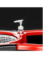 Mop Giratório Preto Cesto Em Inox Cabo De 140cm 13 Litros