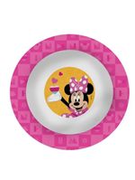 Kit Refeição Infantil Minnie Disney 6 Peças Prato, Tigela, Copo 3d E Talheres